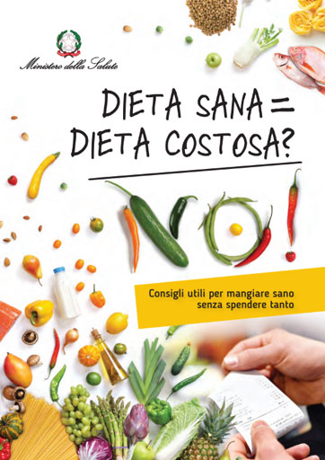Volantino dieta sana = dieta costosa